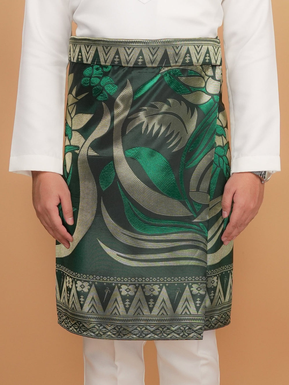 Tanjung Instant Sampin Adult - Emerald Green & Gold - SampinExclusiveMy