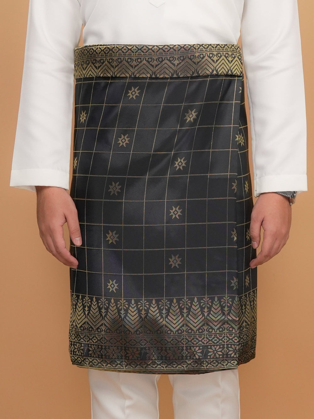 Tabur Instant Sampin Adult - Navy Blue & Gold - SampinExclusiveMy