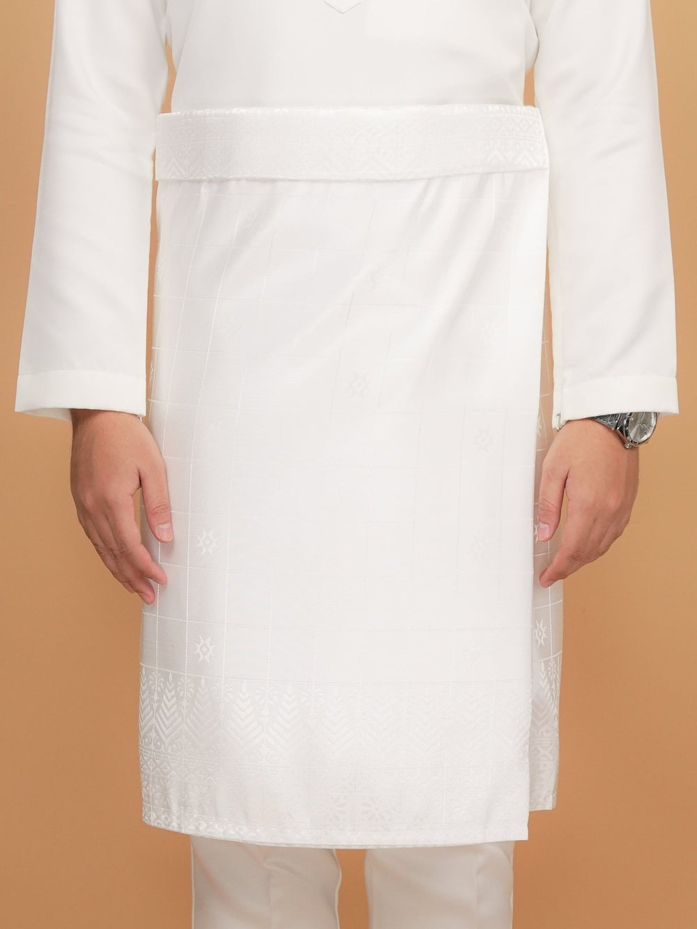 Tabur Instant Sampin Adult - Offwhite & Silver - SampinExclusiveMy