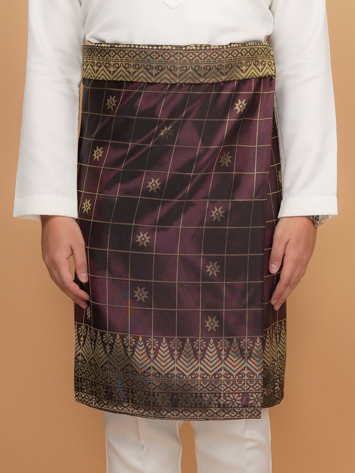 Tabur Instant Sampin Adult - Maroon & Gold - SampinExclusiveMy