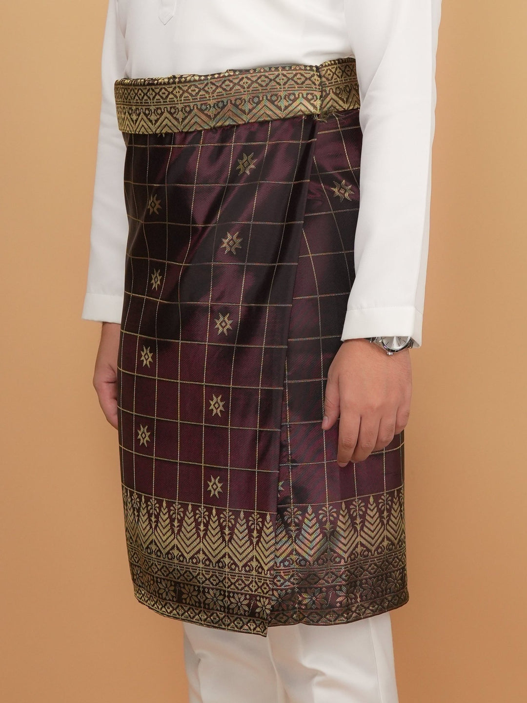 Tabur Instant Sampin Adult - Maroon & Gold - SampinExclusiveMy
