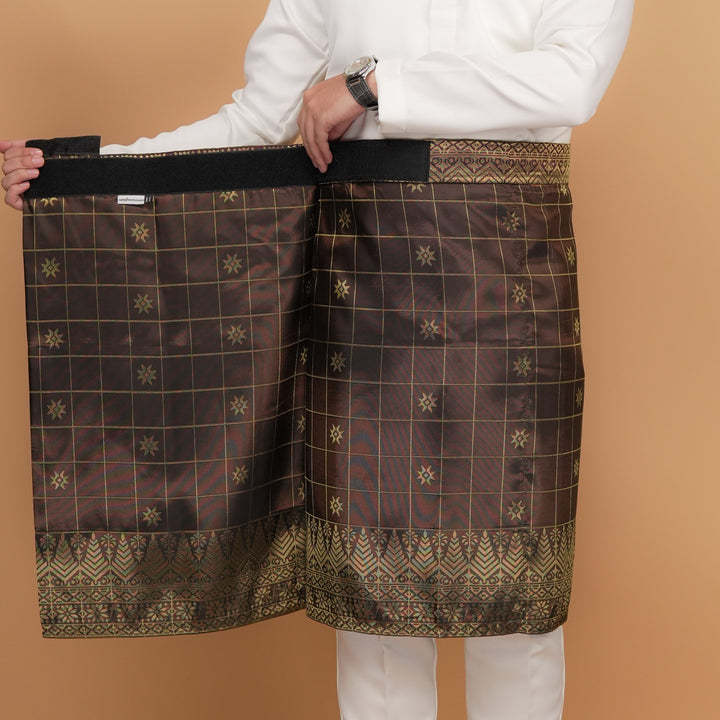 Tabur Instant Sampin Adult - Brown & Gold