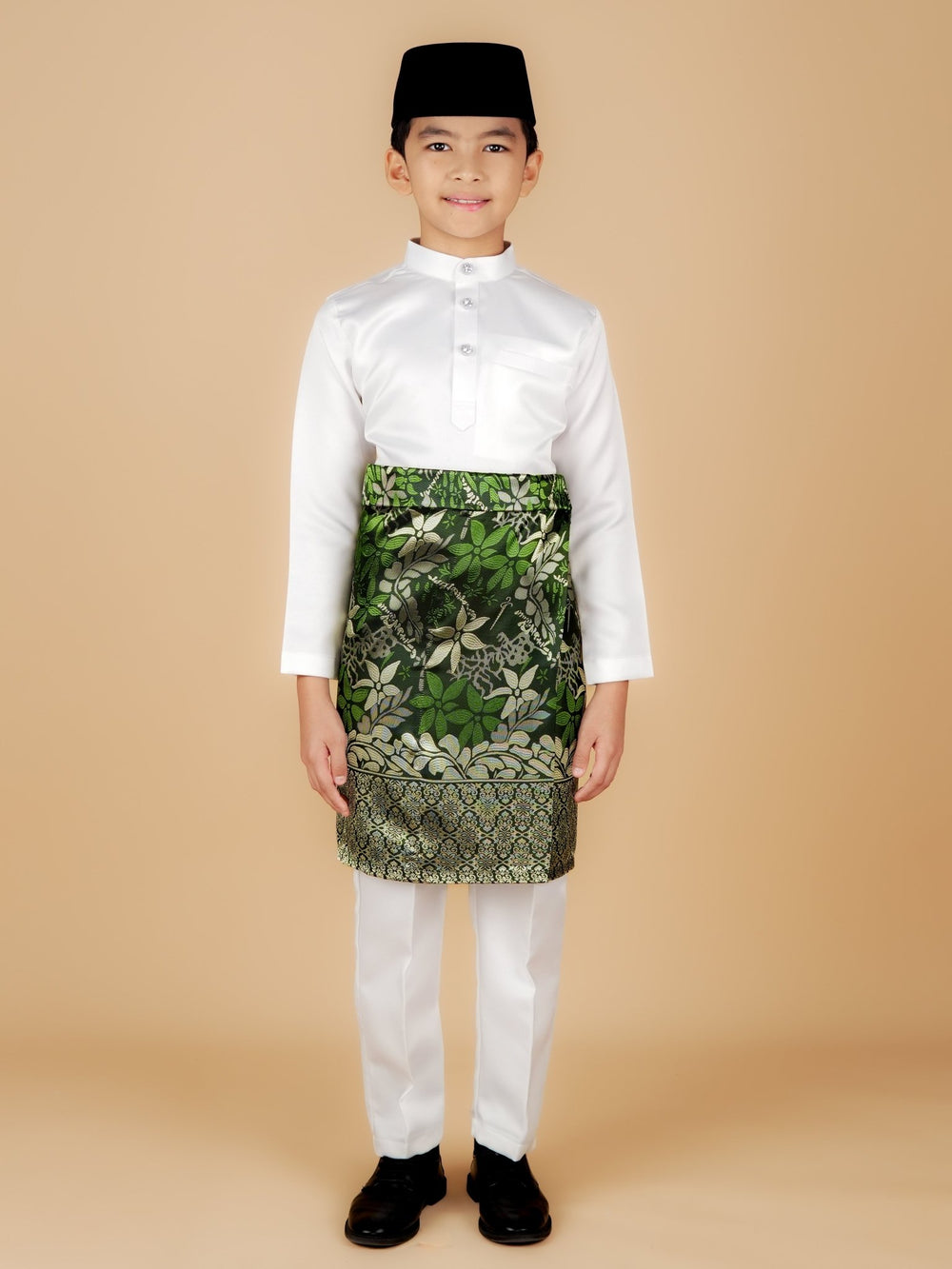 Rebung Instant Sampin Kid - Emerald Green & Gold - SampinExclusiveMy