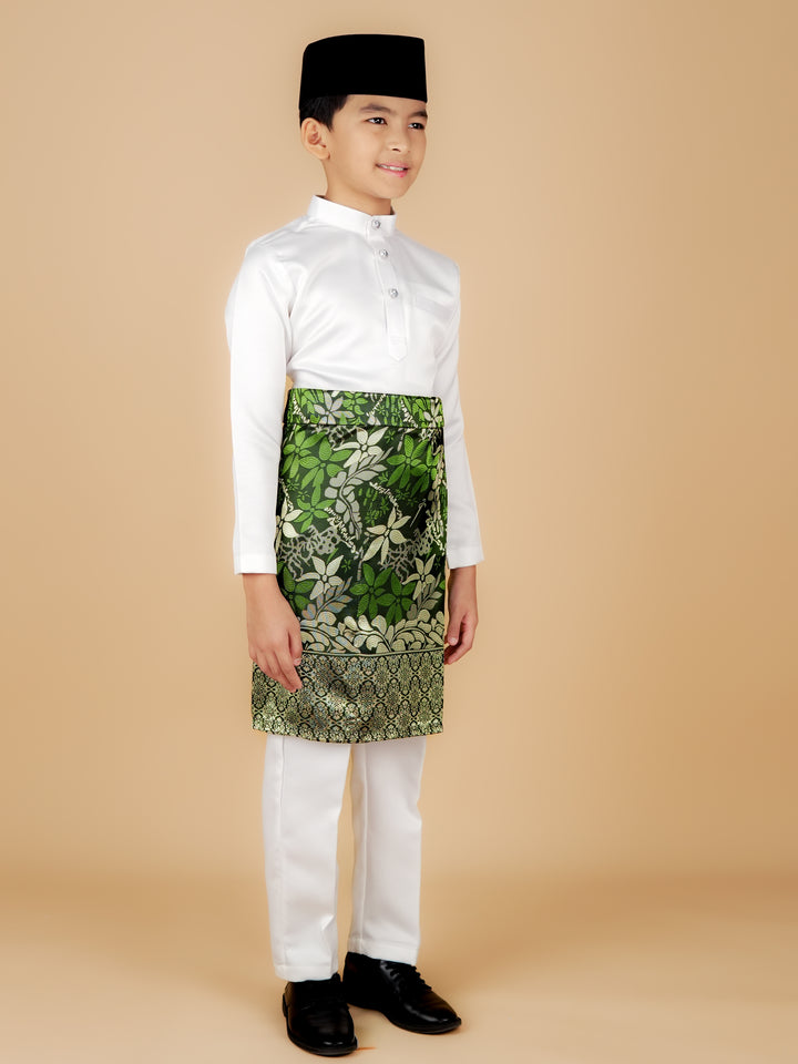 Rebung Instant Sampin Kid - Emerald Green & Gold