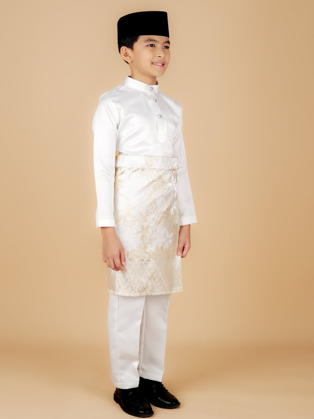 Rebung Instant Sampin Kid - Offwhite & Soft Gold - SampinExclusiveMy