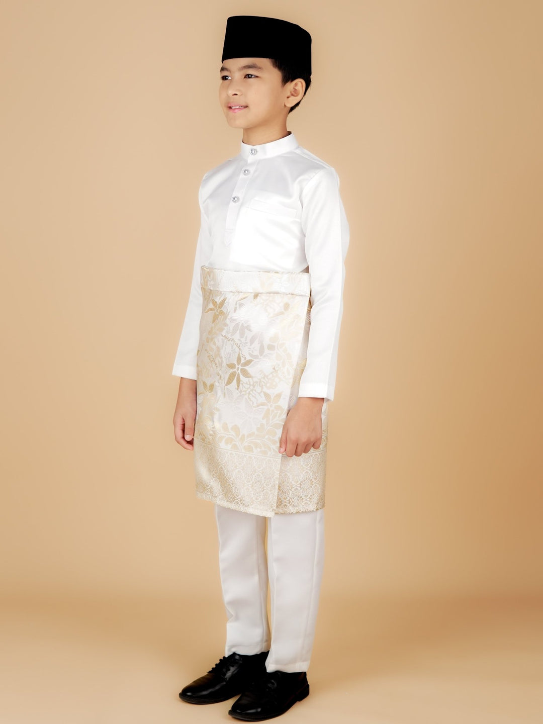 Rebung Instant Sampin Kid - Offwhite & Soft Gold - SampinExclusiveMy