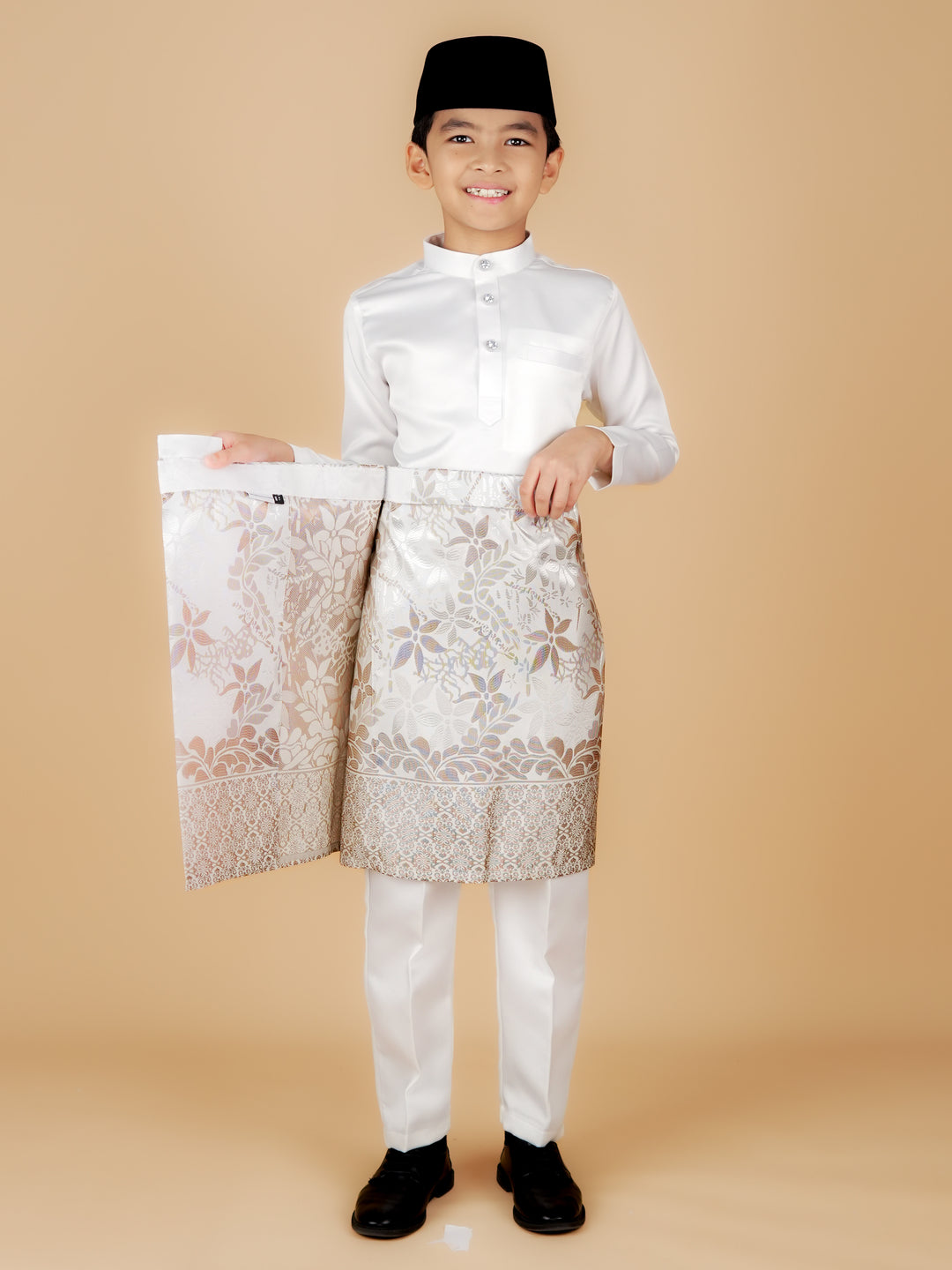 Rebung Instant Sampin Kid - Offwhite & Brown