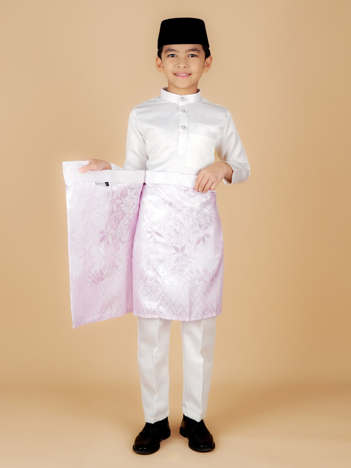 Rebung Instant Sampin Kid - Offwhite & Soft Purple