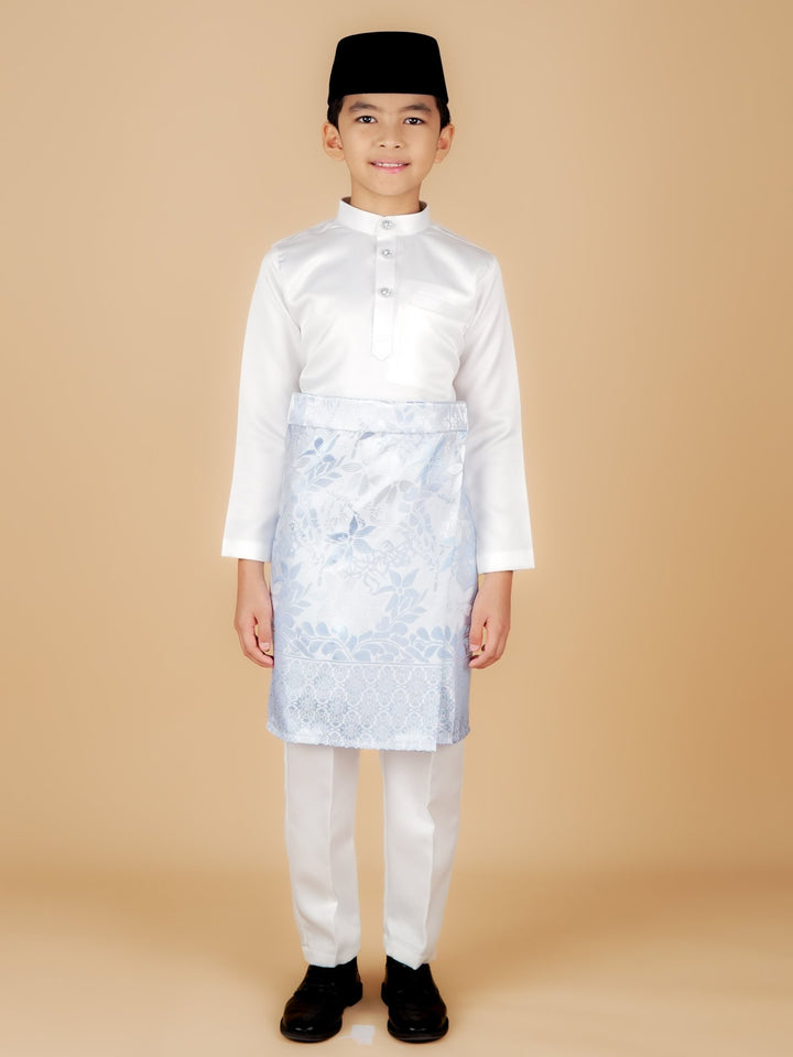 Rebung Instant Sampin Kid - Offwhite & Soft Blue - SampinExclusiveMy