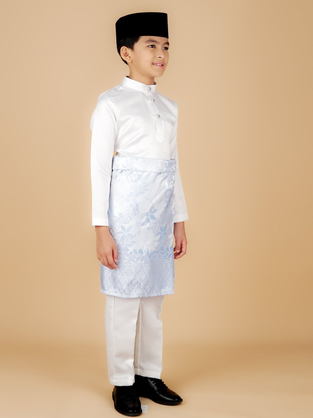 Rebung Instant Sampin Kid - Offwhite & Soft Blue - SampinExclusiveMy