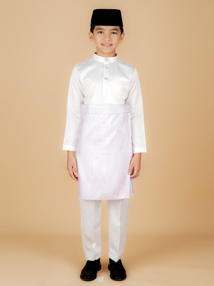 Tabur Instant Sampin Kid - Offwhite & Soft Purple