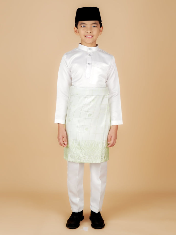 Tabur Instant Sampin Kid - Offwhite & Soft Green - SampinExclusiveMy