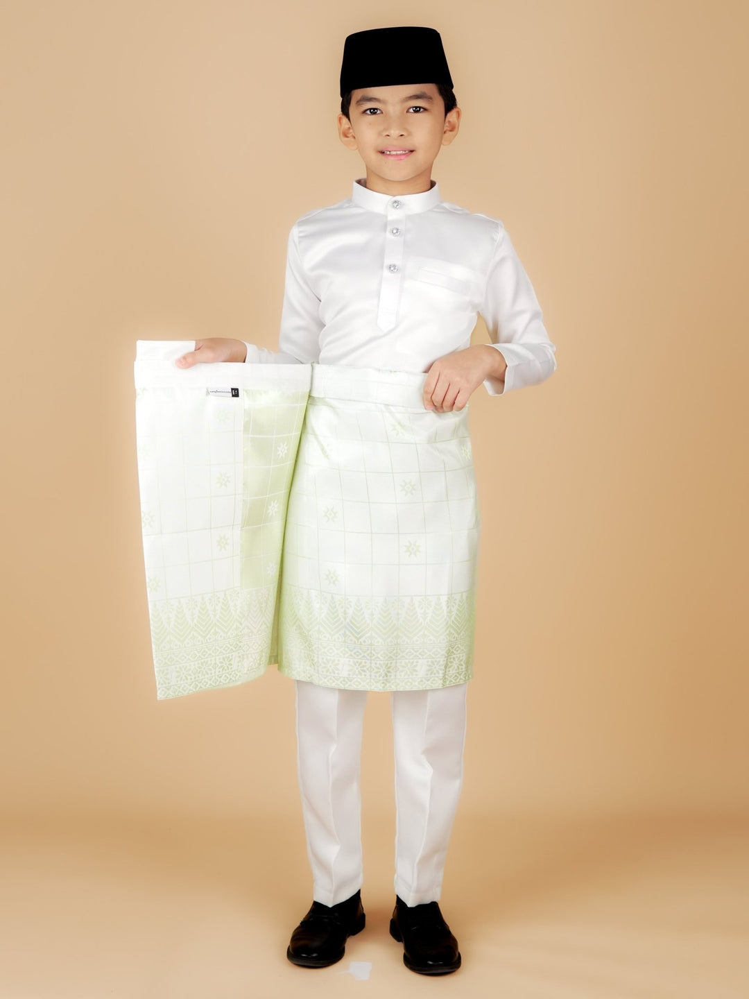 Tabur Instant Sampin Kid - Offwhite & Soft Green - SampinExclusiveMy