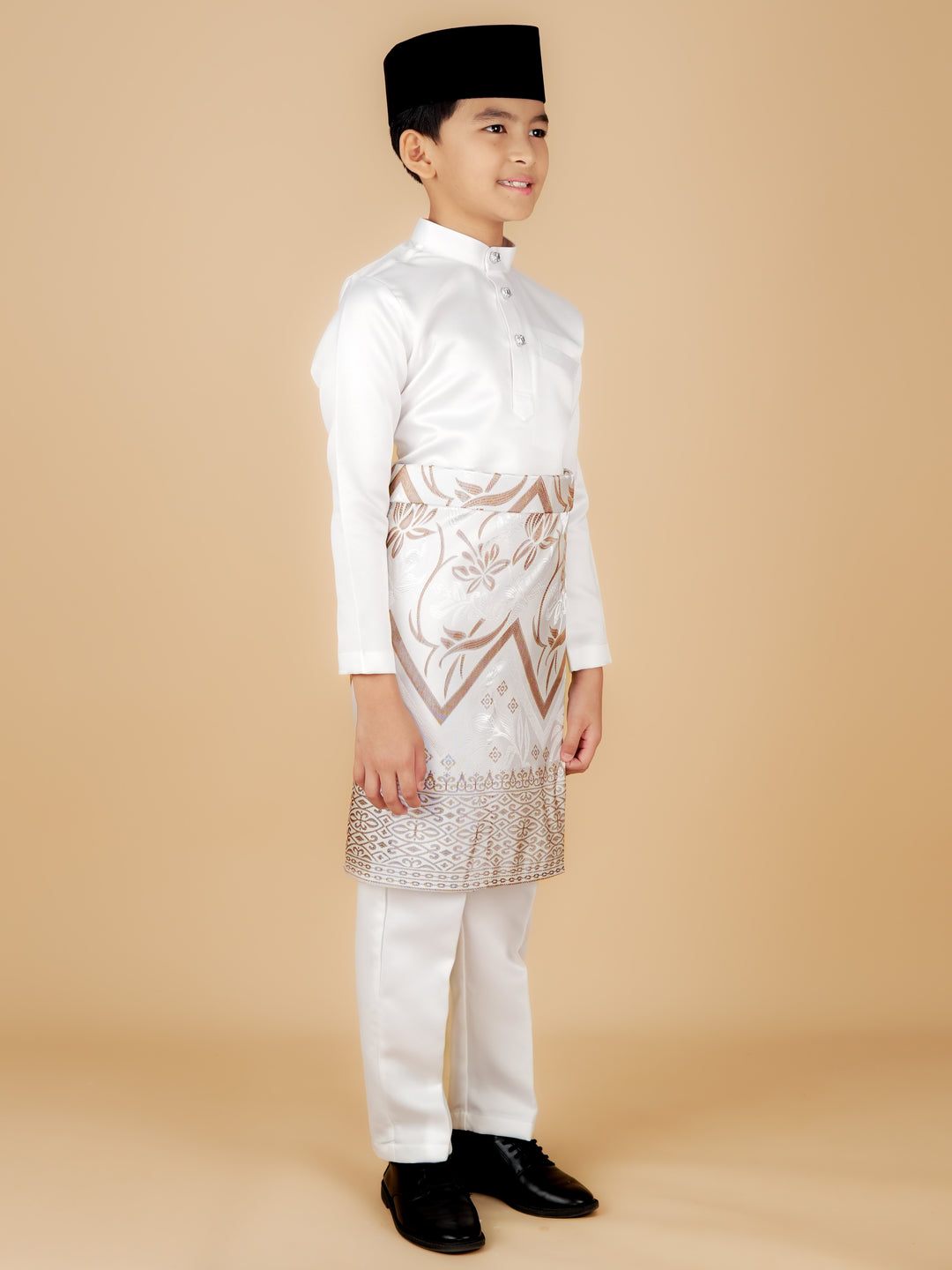 Kirana Instant Sampin Kid - Offwhite & Brown