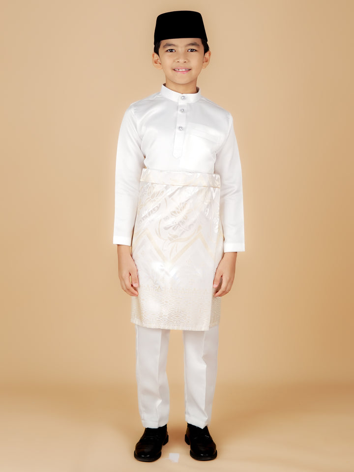 Kirana Instant Sampin Kid - Offwhite & Soft Gold