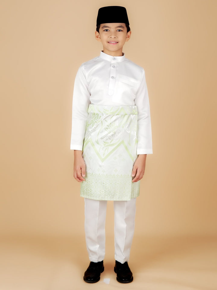 Kirana Instant Sampin Kid - Offwhite & Soft Green - SampinExclusiveMy
