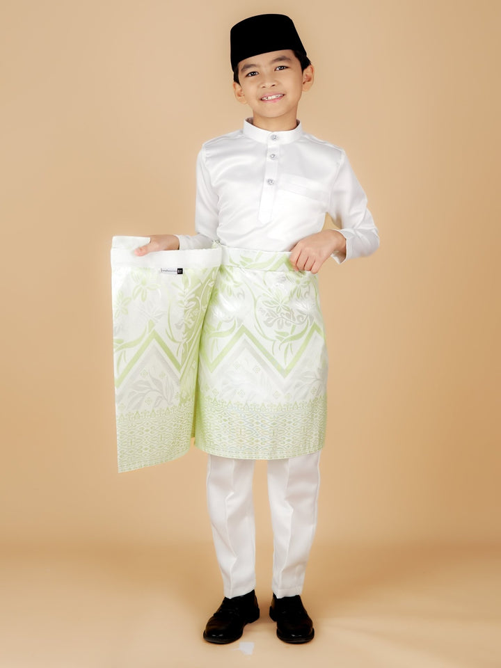 Kirana Instant Sampin Kid - Offwhite & Soft Green - SampinExclusiveMy