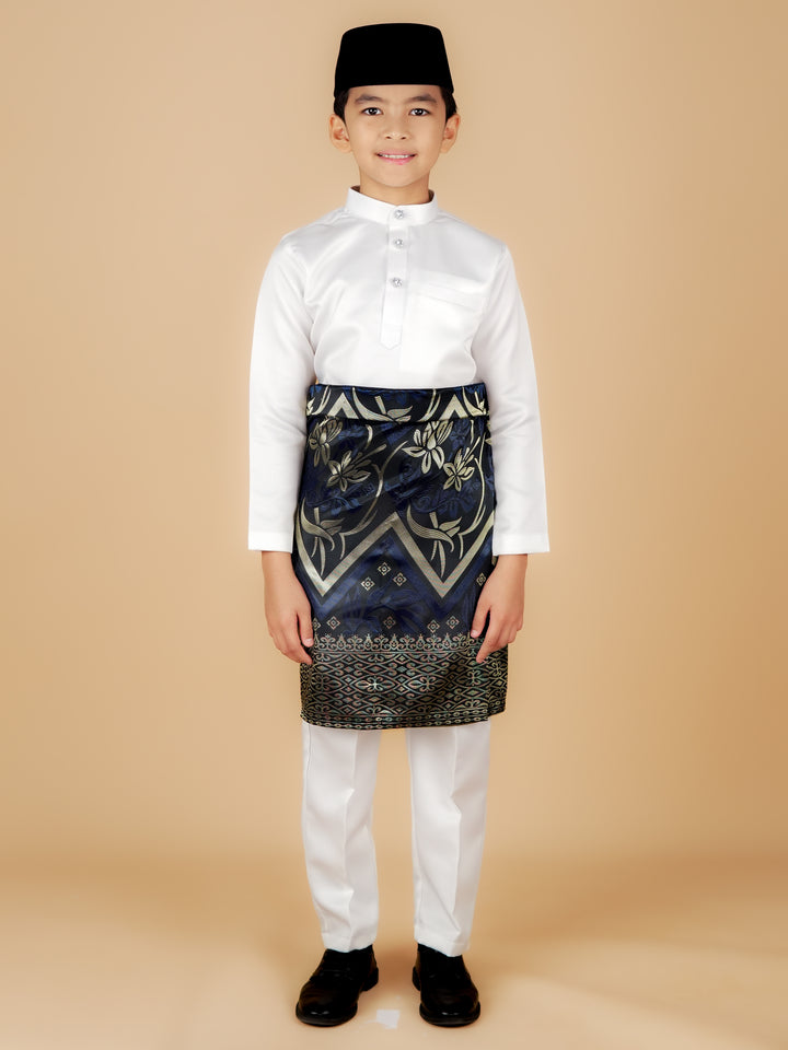 Kirana Instant Sampin Kid - Navy Blue & Gold