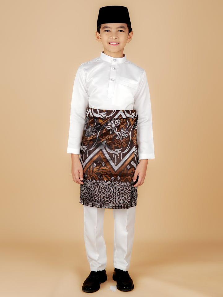 Kirana Instant Sampin Kid - Brown & Silver