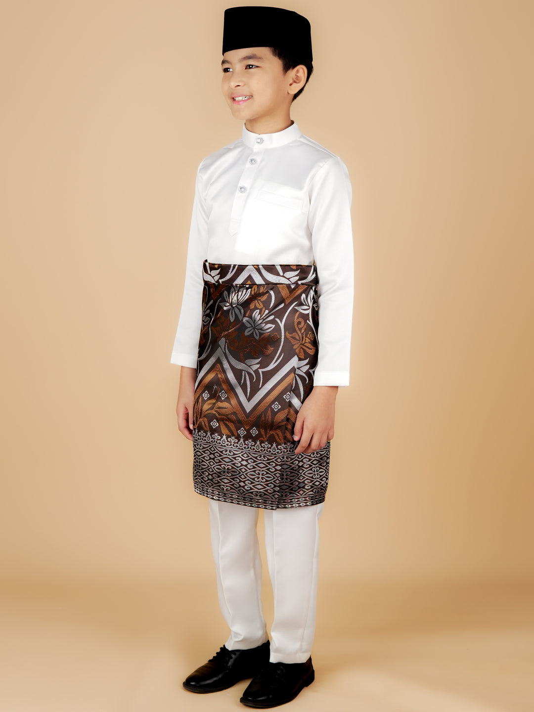 Kirana Instant Sampin Kid - Brown & Silver