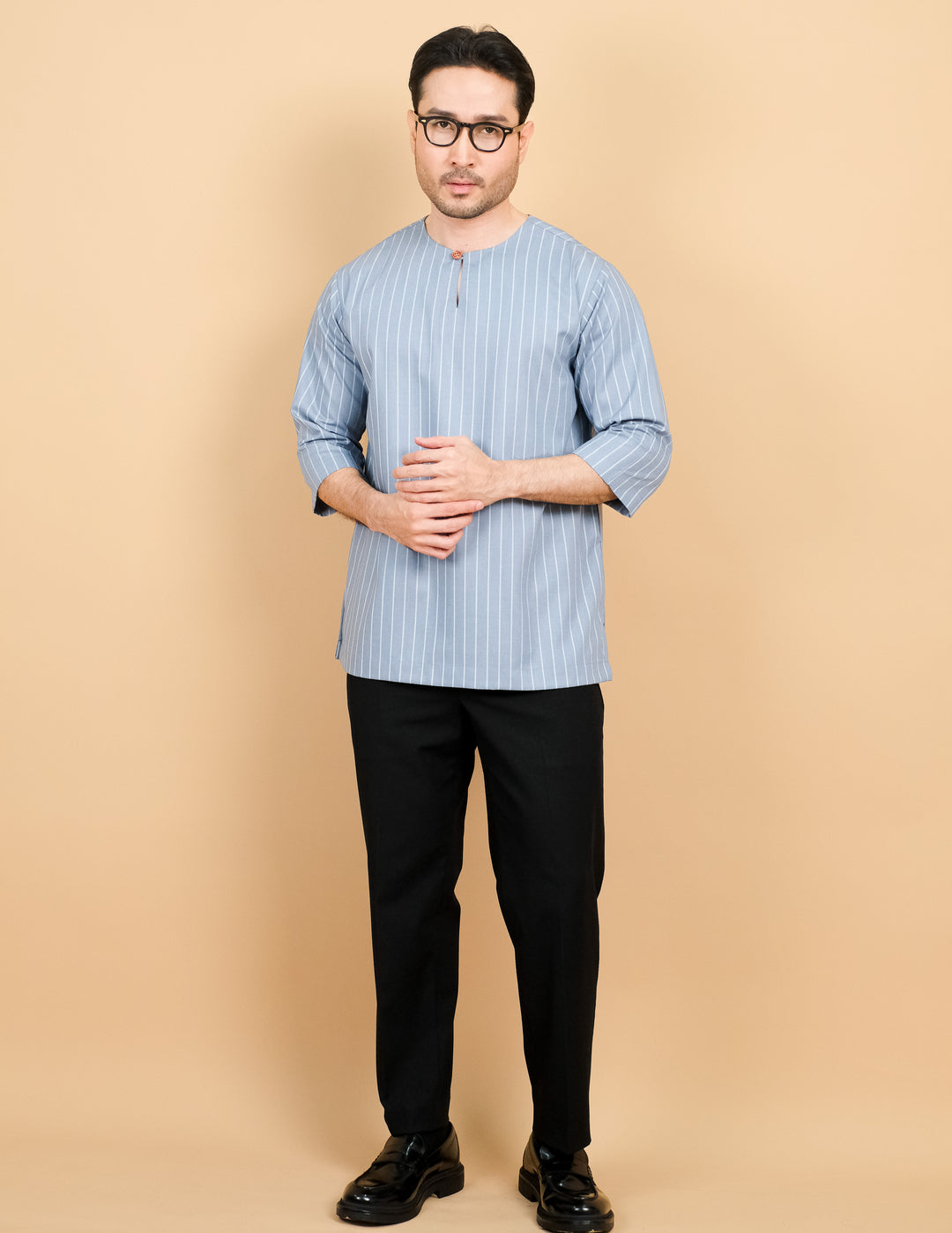 Kurta Patih Jalur - Soft Blue