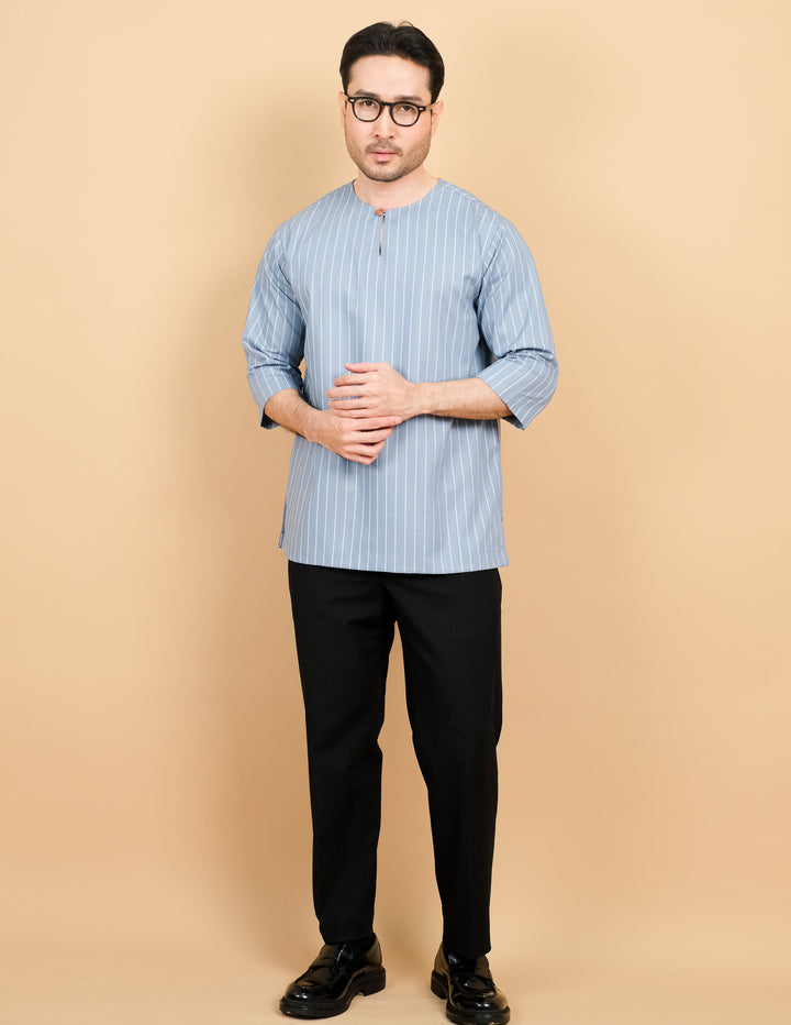 Kurta Patih Jalur - Soft Blue