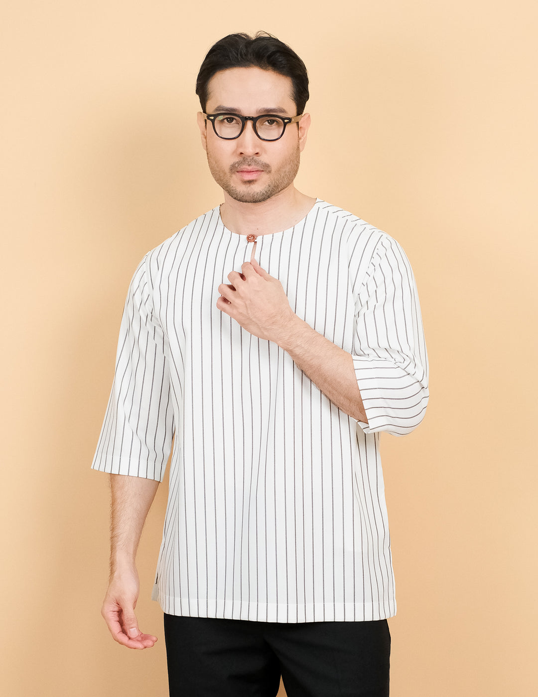 Kurta Patih Jalur - Offwhite