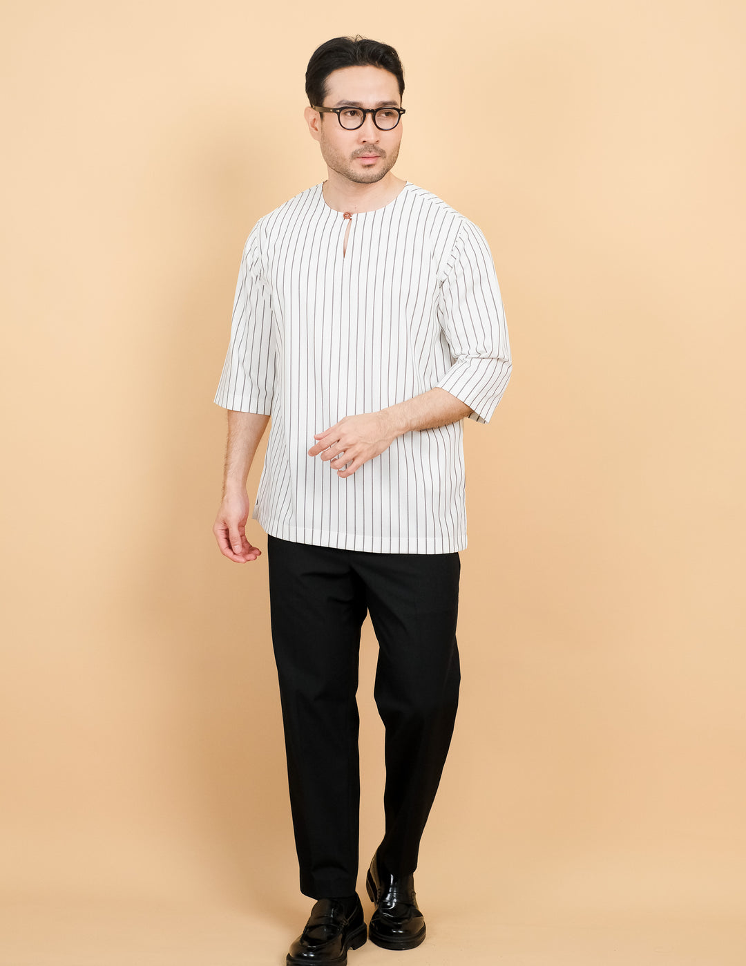 Kurta Patih Jalur - Offwhite - SampinExclusiveMy