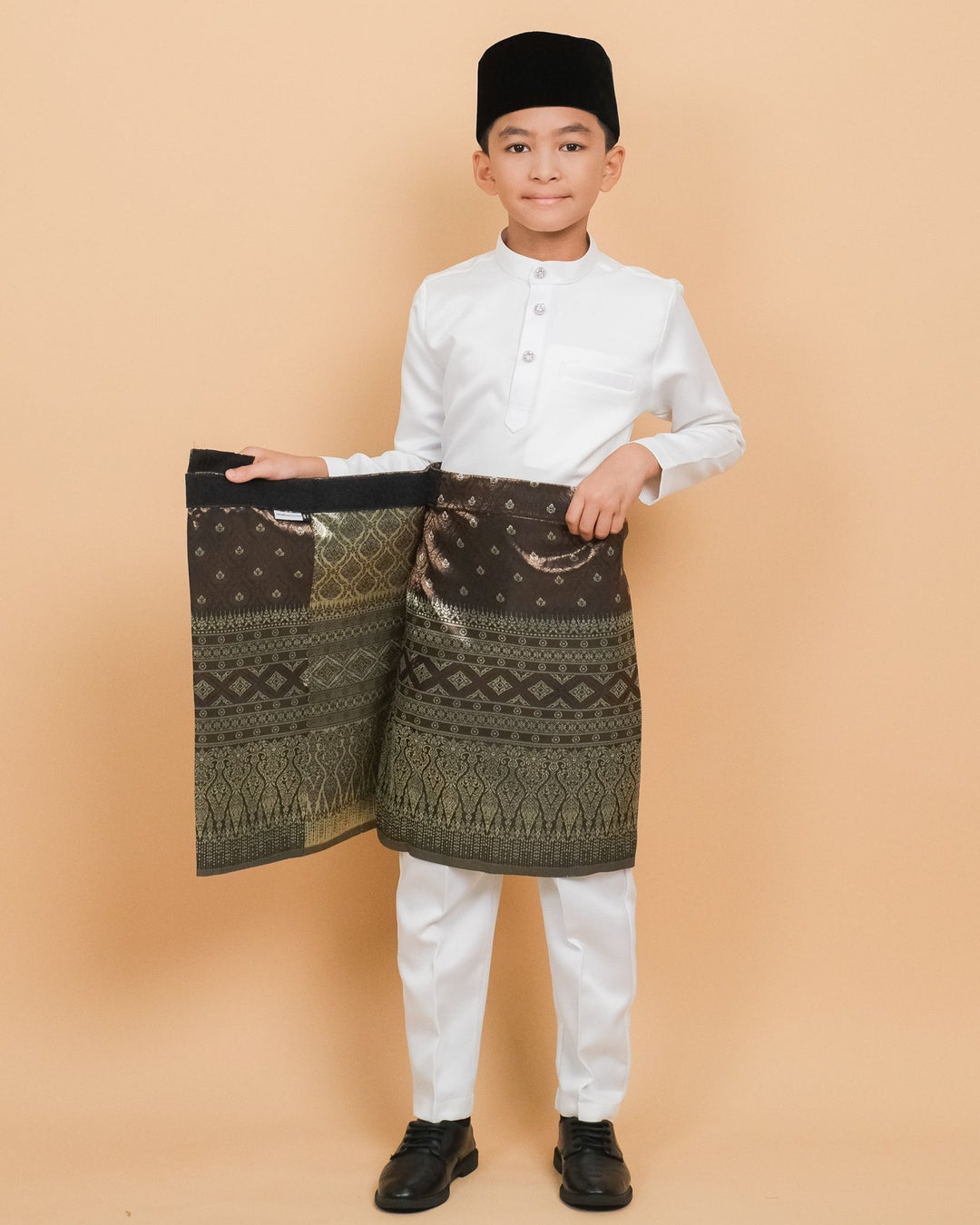 Nilakandi Instant kids - Dark Brown & Gold - SampinExclusiveMy