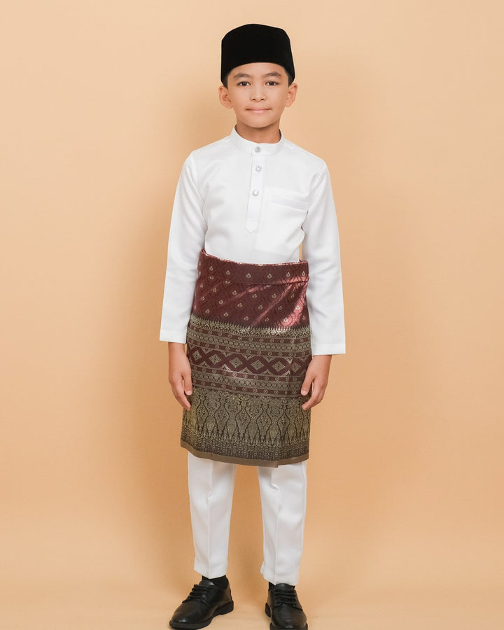 Nilakandi Instant kids - Maroon & Gold - SampinExclusiveMy