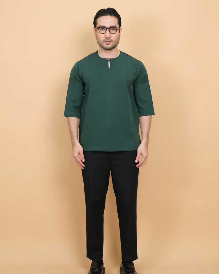 Kurta Patih Kosong - Emerald Green