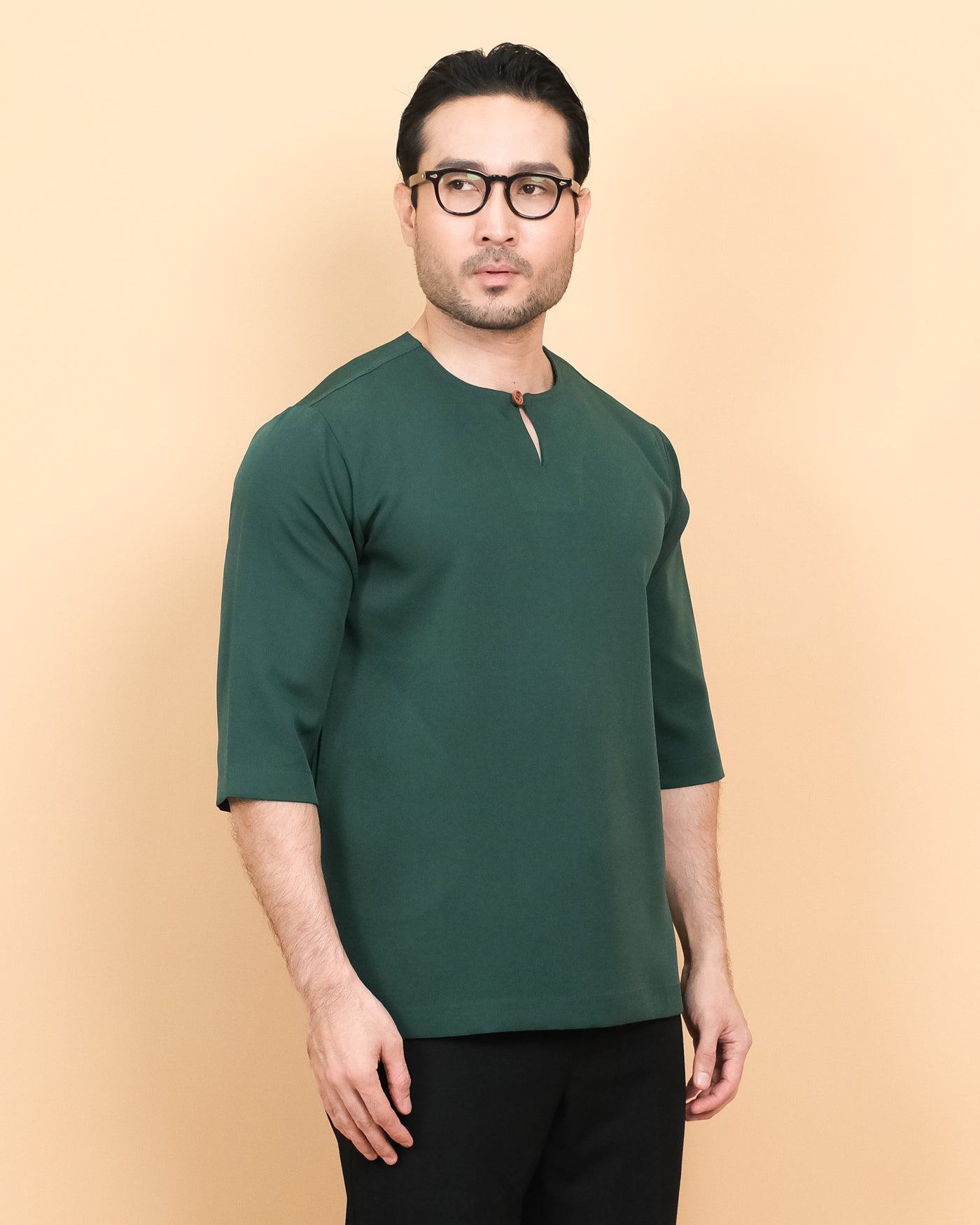 Kurta Patih Kosong - Emerald Green