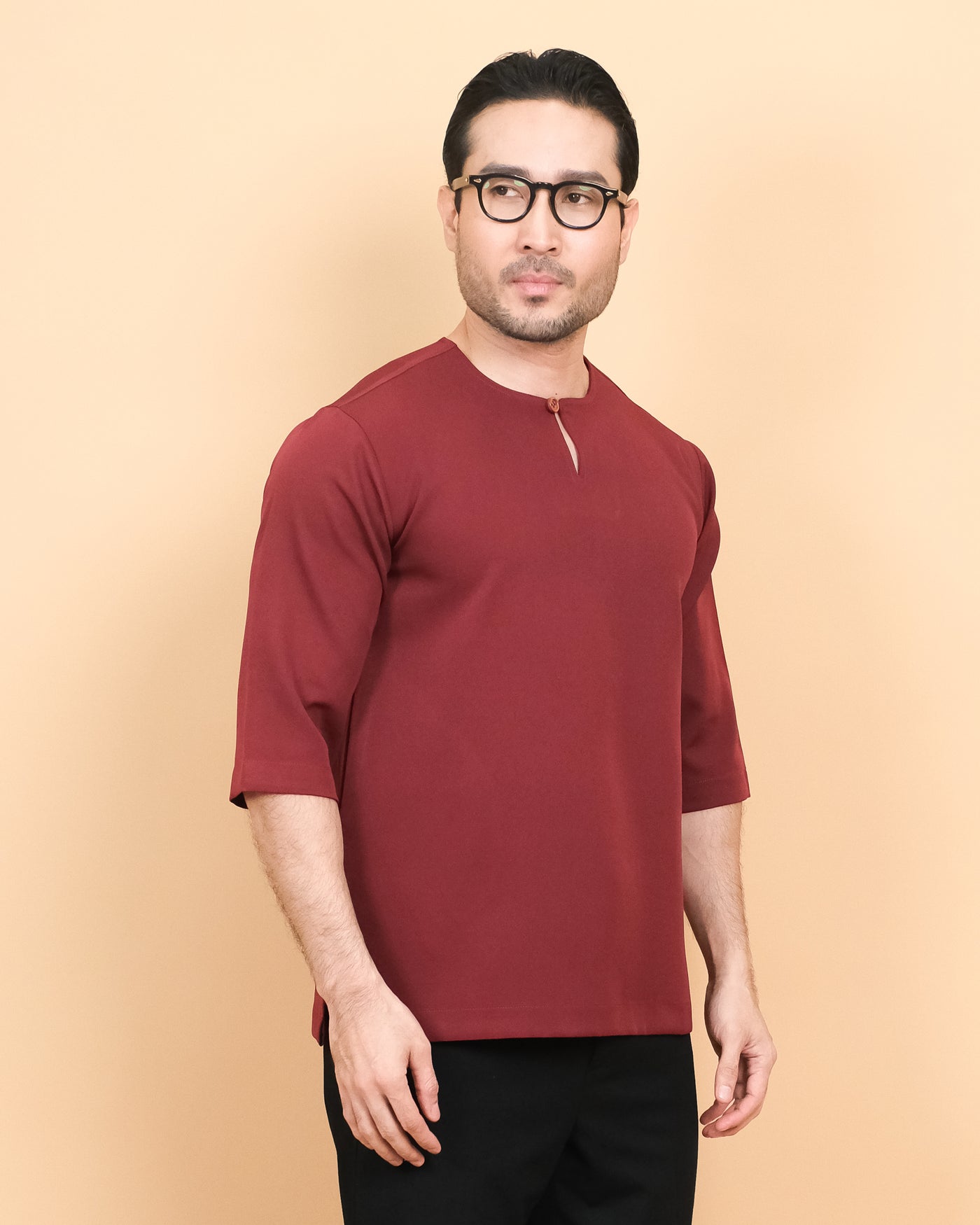 Kurta Patih Kosong - Maroon