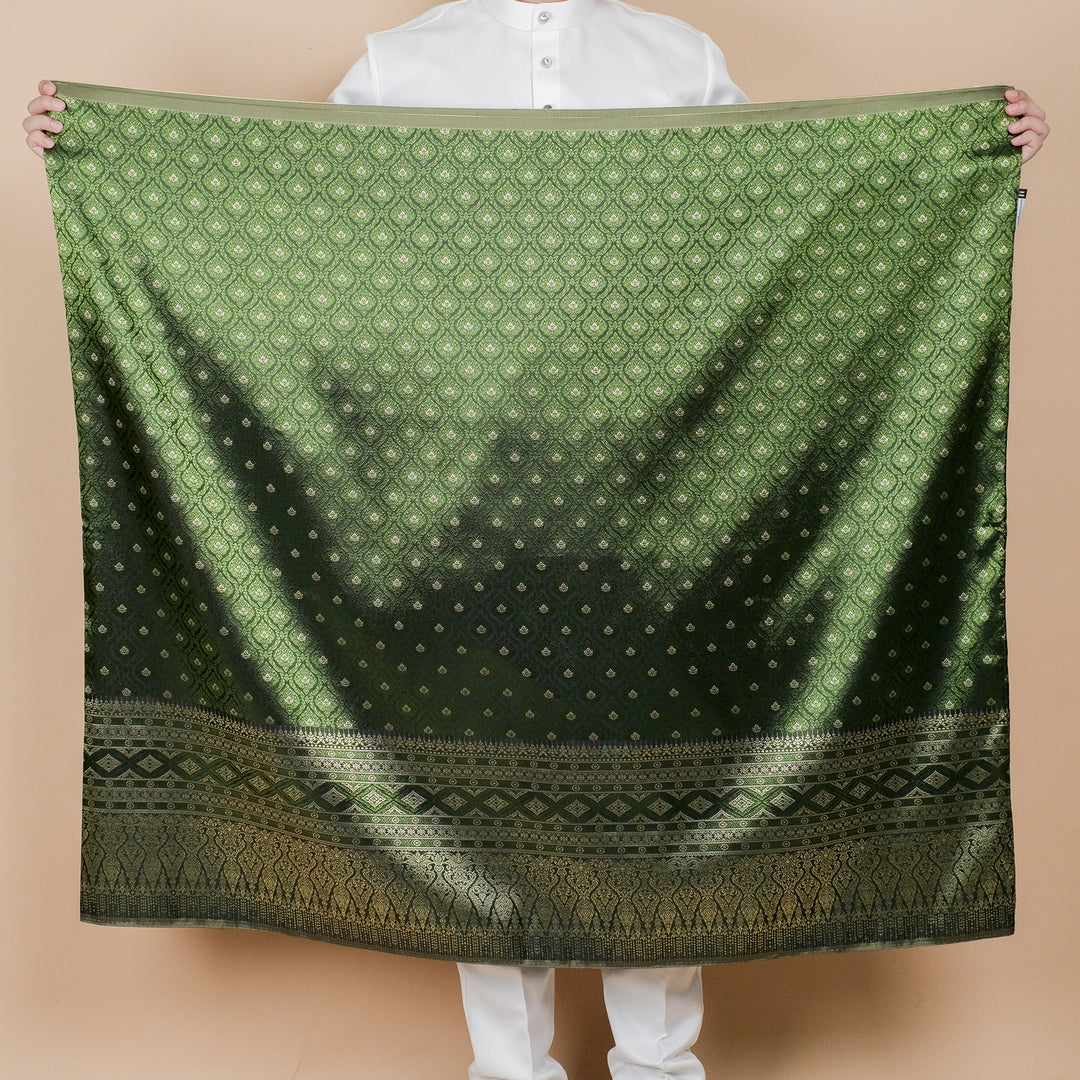 Nilakandi Original Sampin Adult - EmeraldGreen & Gold