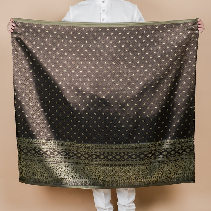 Nilakandi Original Sampin Adult - Dark Brown & Gold - SampinExclusiveMy