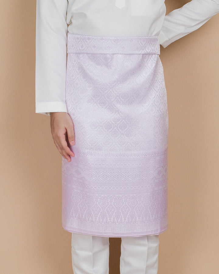 Nilakandi Original Sampin Adult - Offwhite & Soft Purple - SampinExclusiveMy