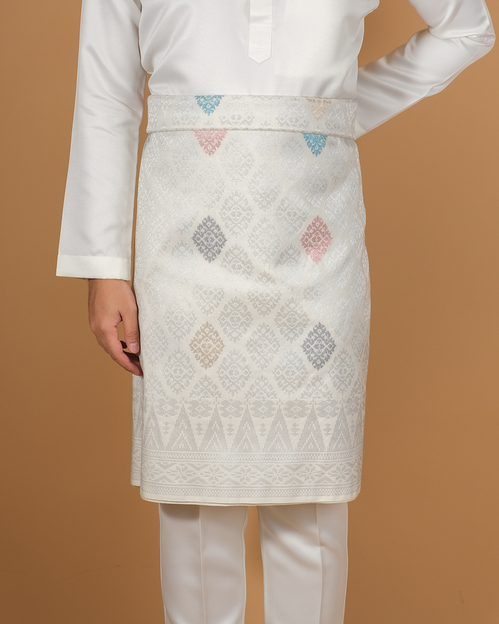 Eleanor 790 - Offwhite Silver & Mix Colour