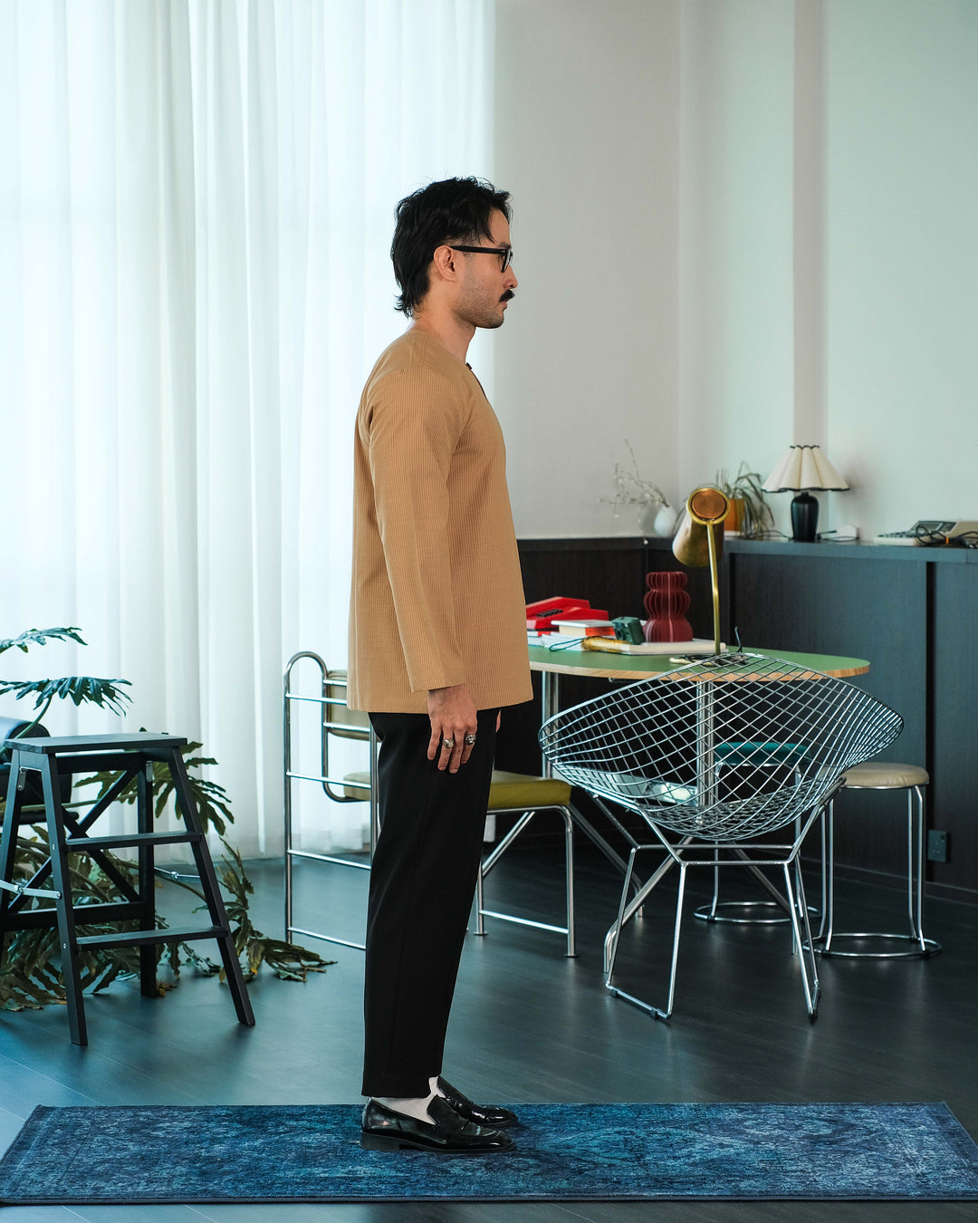 Kurta Malek Garis - Khakis