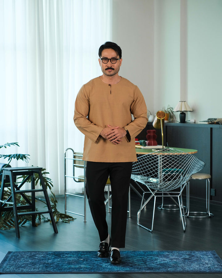 Kurta Malek Garis - Khakis