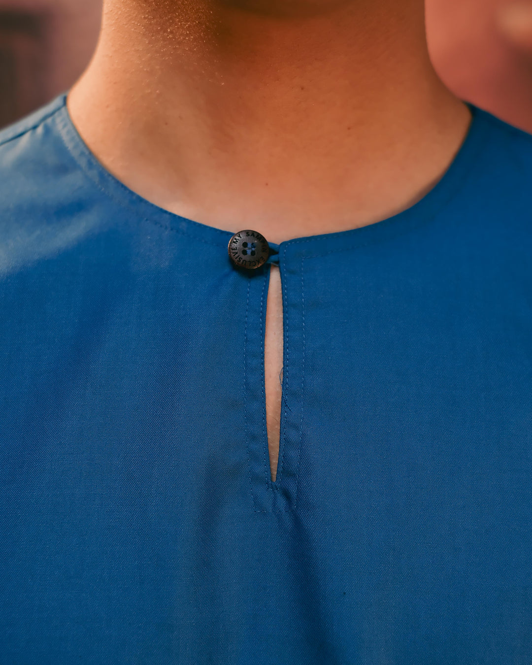 Baju Melayu Teluk Belanga - Royale Blue - SampinExclusiveMy