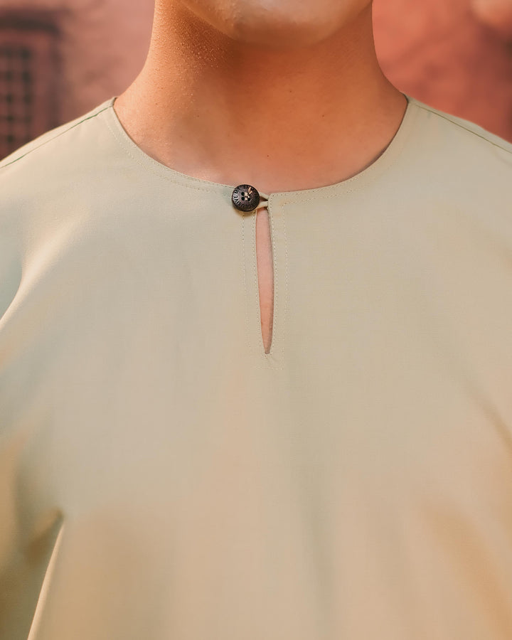 Baju Melayu Teluk Belanga - Sage Green - SampinExclusiveMy