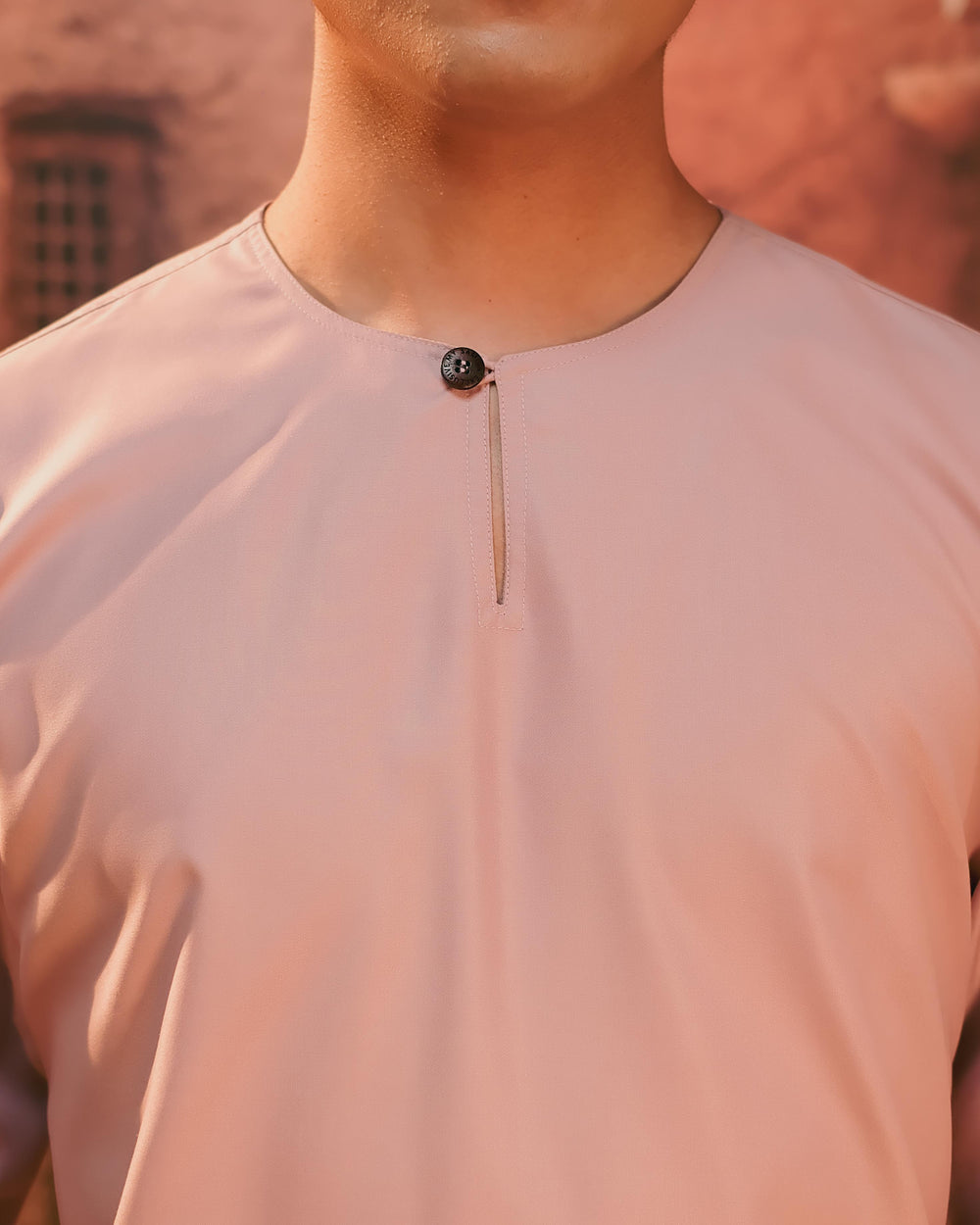 Baju Melayu Teluk Belanga - Dusty Pink - SampinExclusiveMy