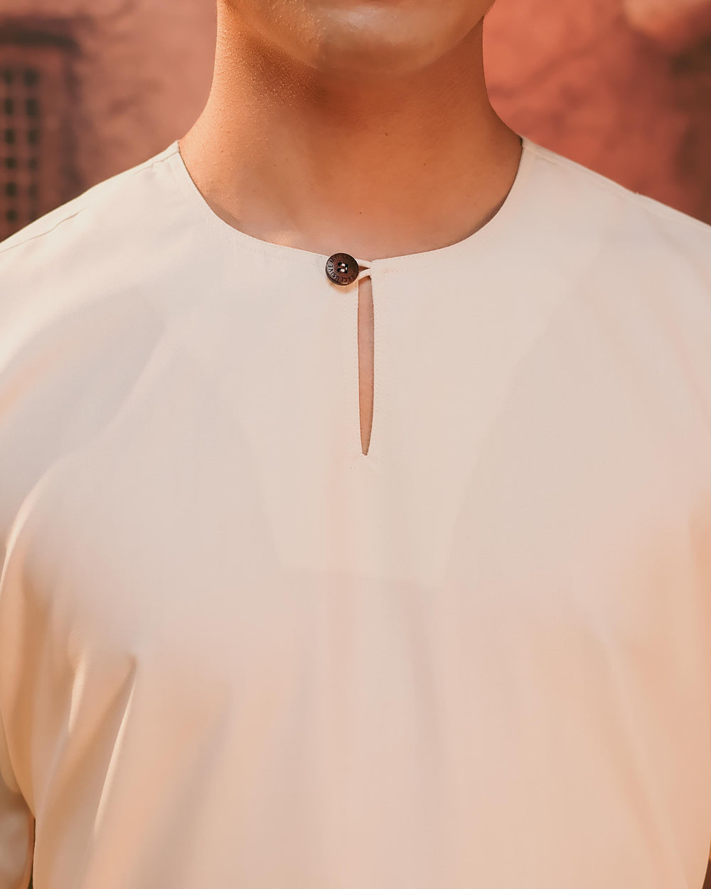 Baju Melayu Teluk Belanga - Cream - SampinExclusiveMy