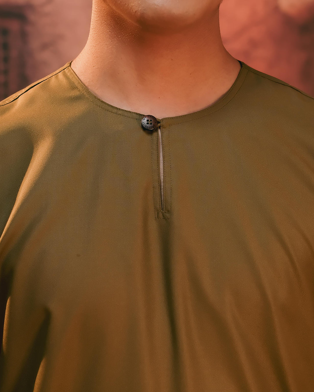 Baju Melayu Teluk Belanga - Olive Green - SampinExclusiveMy