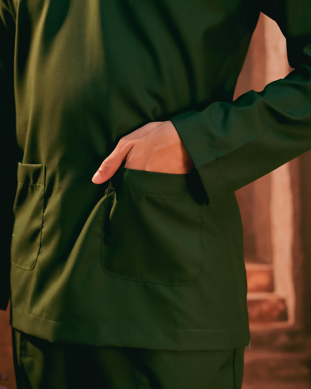 Baju Melayu Teluk Belanga - Emerald Green - SampinExclusiveMy