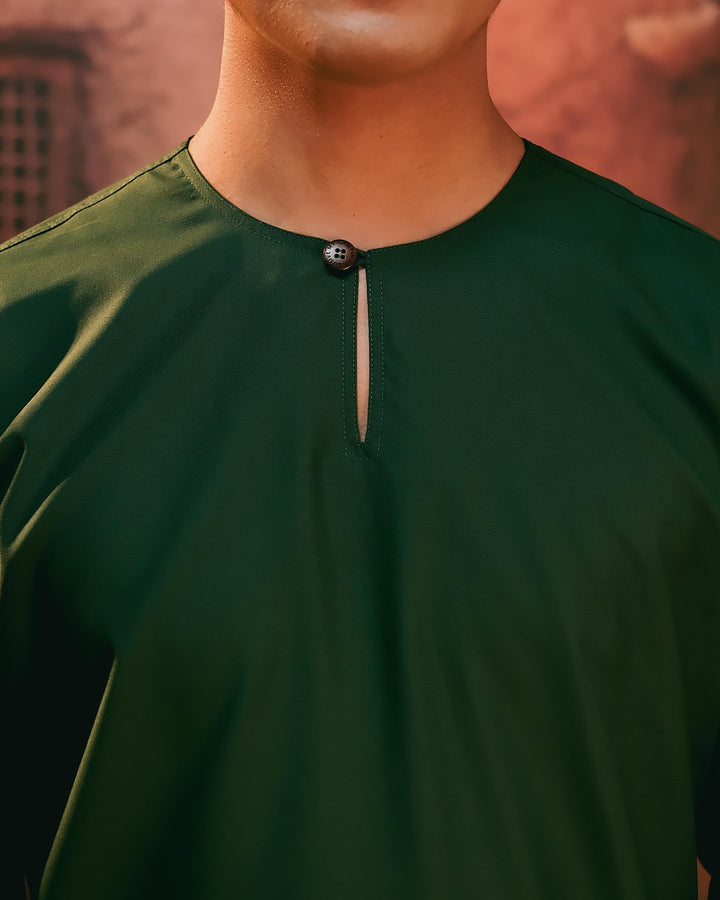 Baju Melayu Teluk Belanga - Emerald Green - SampinExclusiveMy
