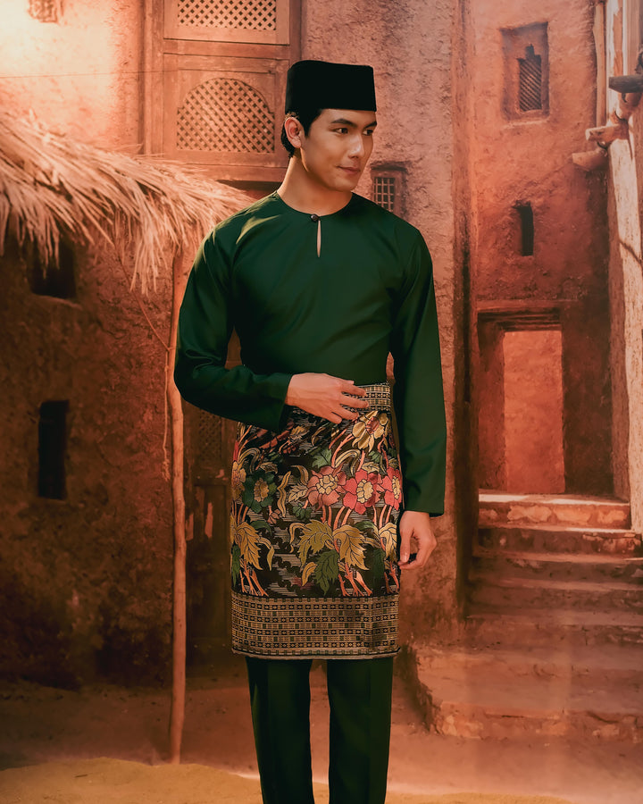 Baju Melayu Teluk Belanga - Emerald Green - SampinExclusiveMy