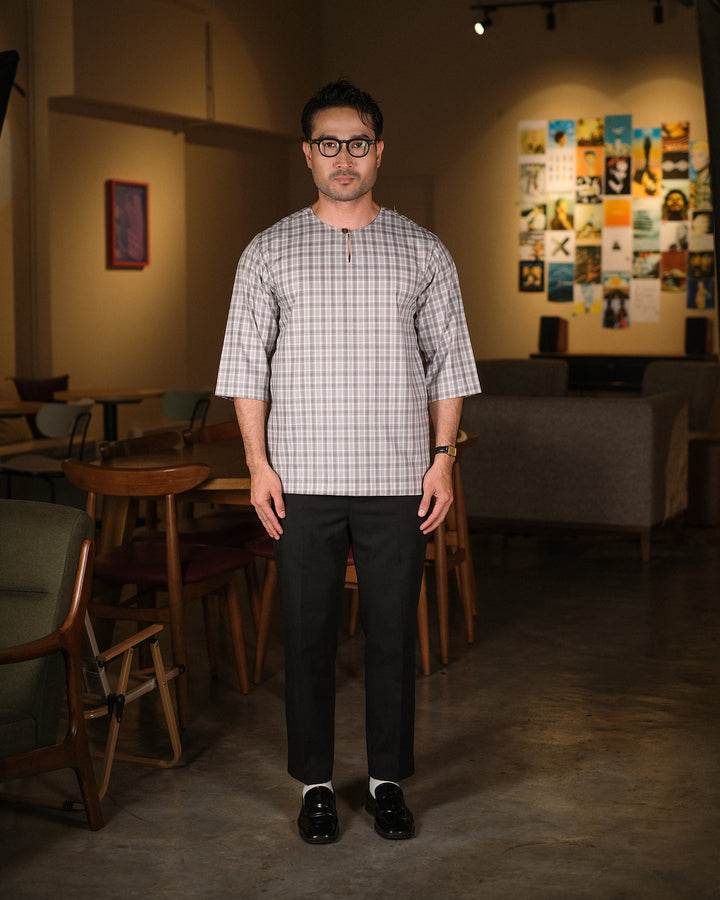 Kurta Patih Dam - Soft Grey