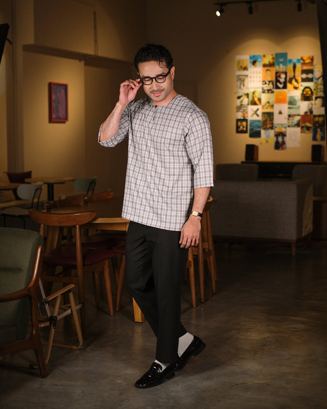 Kurta Patih Dam - Soft Grey