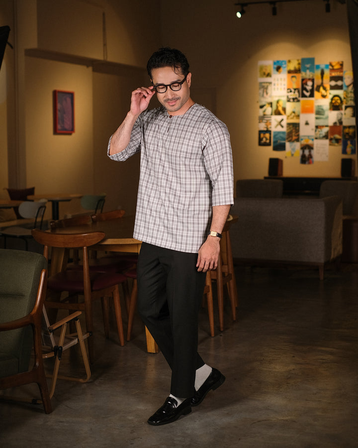 Kurta Patih Dam - Soft Grey